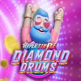 Hyper Strike Diamond Drums logo by Gameburger Studios at EuroBet Casino